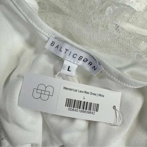 Baltic Born White Lace Maxi Dress - Picture 12 of 15
